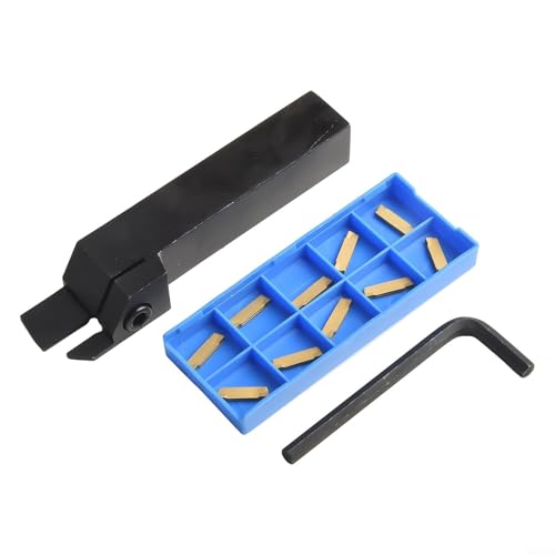 Grooving Parting Tool For Semi-finishing And Finishing, MGEHR2020-2 Alloy Steel Tool Holder, MGMN200 Carbide Inserts, And Wrench, Wood Metal Processing Tool, Industrial Lathe Accessories