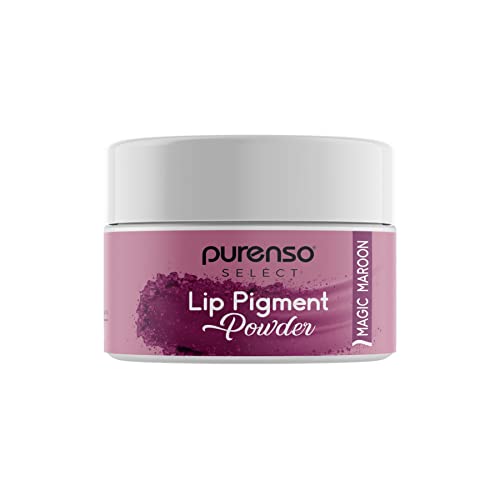 Image of PURENSO Select - Lip Pigment Powder - Glossy, Magic Maroon (10G X 1 Jar)