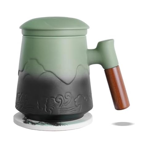 ZENS 450 ML Tea Infuser Mug with Lid Cover