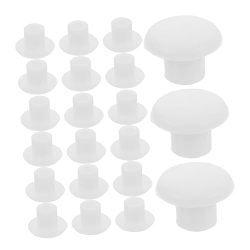 Tapas de tornillos redondos de plástico Kisangel y tapones decorativos para muebles 2