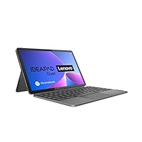 Lenovo IdeaPad Duet 3 Chromebook 27,8 cm (10,9 Zoll, 2000x1200, 2K, WideView, Touch) ChromeOS Tablet (Qualcomm Snapdragon 7c Gen 2, 4GB RAM, 64GB eMMC, Qualcomm Adreno 618, ChromeOS) grau