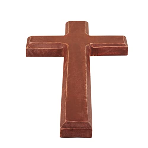 Wood Wall Cross | Big Size 12X6 Inch | Wooden Wall Mounted Holy Cross | Handmade Wall Cross | Decoration | Home Office Decor Wall Art | Weddings Party Spa Meditation Dorm Birthday Living Room Nursery #TOP7