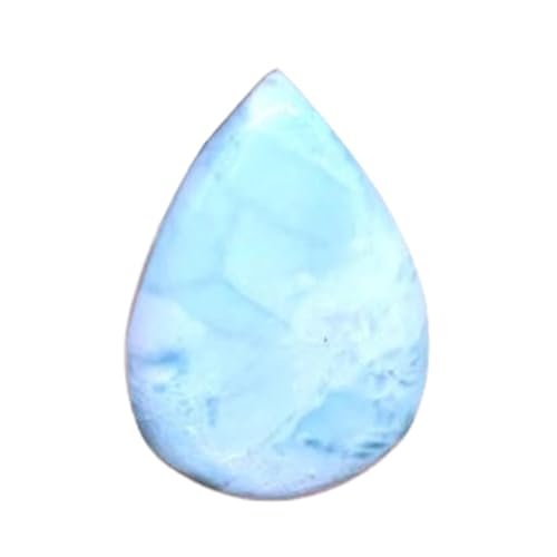 Larimar naturel en poire pour créer votre propre bague d'été