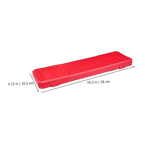 Caja plástica roja para calibrador con organizador portátil miniatura 6