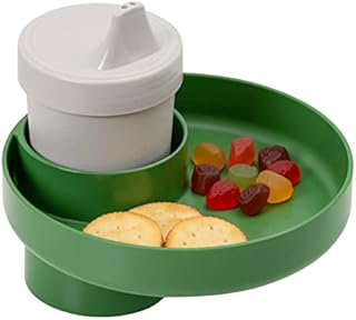 My Travel Tray - Made in USA - A Cup Holder Travel Tray for Car Seats, Enjoyed by Toddlers, Kids and Adults! (Dino Green)