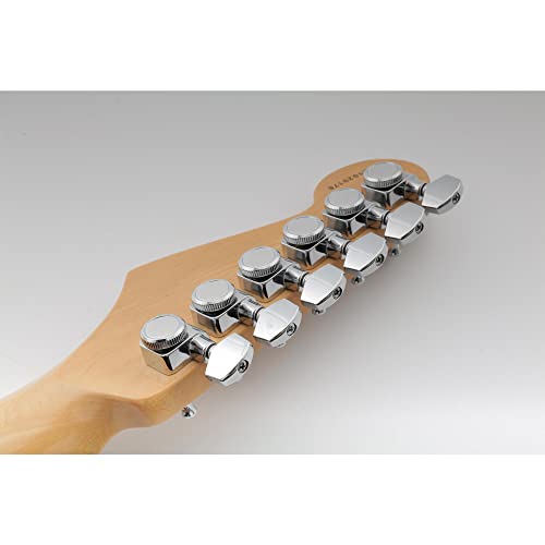 Musiclily Pro Locking Tuners Mécaniques à blocage 2-pins Type 6-en-ligne pour Fender Strat/Tele Guitare,Chrome - Les Beatles, Paul McCartney, John Lennon, RIngo Starr, George Harrison Musiclily Pro Locking Tuners Mécaniques à blocage 2-pins Type 6-en-ligne pour Fender Strat/Tele Guitare,Chrome – Image 8