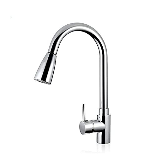 Robinet mitigeur de cuisine pivotant avec poignée unique modèle E-6012