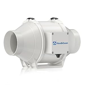 Hon&Guan HF-P Rohrventilator 100mm Badlüfter