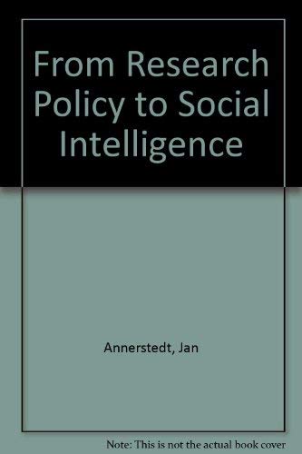 Buy From Research Policy to Social Intelligence — BookShops.in