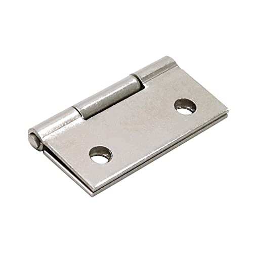 Mcredy Hinges Box Hinge 1.5 Inch Small Window Hinge Stainless Steel Silver Pack of 6 - Image 3