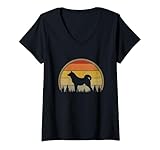 Photo Gallery donna akita inu amante dei cani vintage retro akita inu maglietta con collo a v Photo Gallery donna akita inu amante dei cani vintage retro akita inu maglietta con collo a v