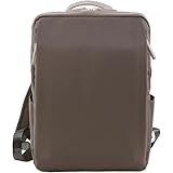 [目々澤鞄] ビジネスリュック レディース pc 収納 通勤 軽量 パソコン リュック きれいめ 軽い 通勤用 シンプル ナイロン a4 仕事 13インチ ブランド 大人 29004 グレー(12)