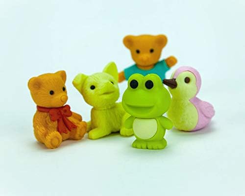 Iwako Animals/Dogs, Bears, Rabbits Japanese Erasers - 7 Piece image 4