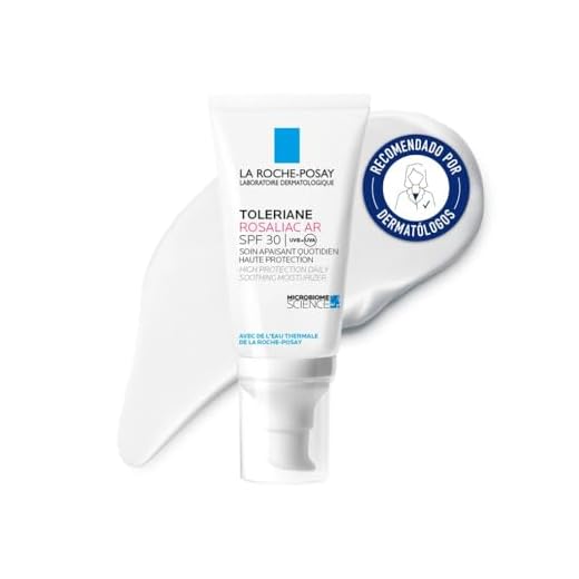La Roche Posay, Toleriane Rosaliac AR SPF30 Cuidado Diario Calmante, Alta Protección UV, Anti-Rojeces, Hidratante, Con Agua Termal, Para Pieles Sensibles y Con Tendencia a la Rosácea, 40ml