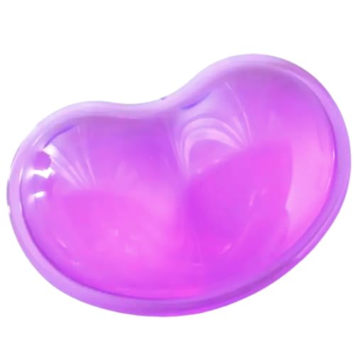 Ergonomic Gel Wrist Rest Pad for Mouse, Computer Mouse Wrist Support for Arm Pain Relief, Heart-Shaped Cute Hand Wrist Cushion for Home and Office Working Gaming Anti-Fatigu