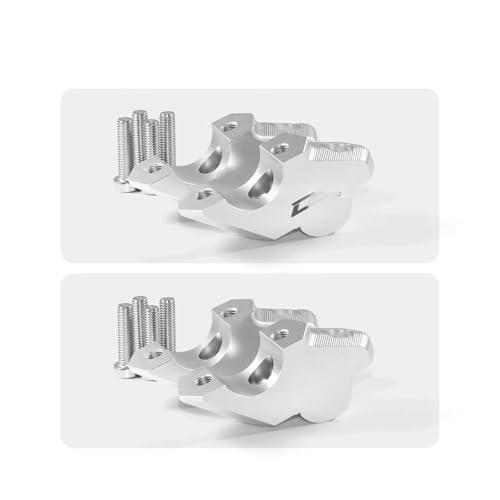 Abrazadera elevadora manillar DS900X aluminio CNC acabado premium 3