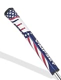 VIMPSEY USA Pistol Golf Putter Grip | Comfortable Polyurethane with a Unique Parallel Design | Lightweight Golf Club Putter Grips (Pistol 2.0, USA Blue)