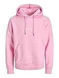 Jack & Jones JJESOHO Sweat à Capuche pour Homme - Coupe décontractée, Prism Rose., XXL