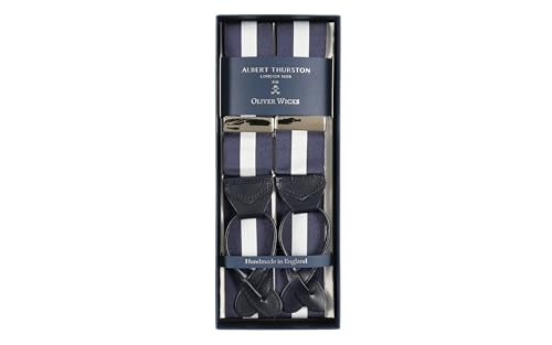 Image of Oliver Wicks Albert Thurston Suspenders for Men, Handmade in England, Premium Quality