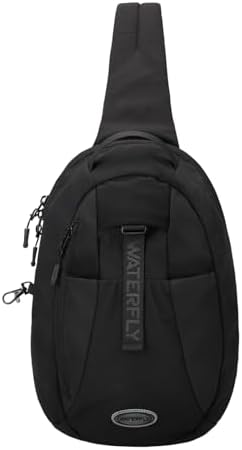 WATERFLY Small Crossbody Sling Backpack: RFID Blocking Anti Theft...