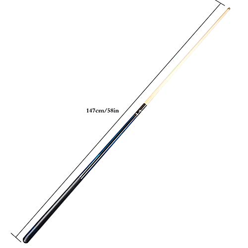 Taco de billar de madera de arce 147 cm naranja miniatura 4