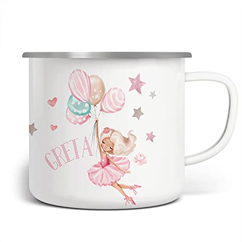 miKalino® Emailletasse mit Namen