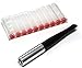 Denicotea cigarette holder with EJECTOR Black and Silver color + 10 filters