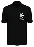 Photo Gallery atspauda eat sleep fly repeat plane logo polo uomo cotone nero, nero , l Photo Gallery atspauda eat sleep fly repeat plane logo polo uomo cotone nero, nero , l