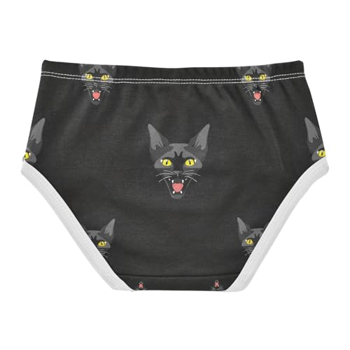 Black Cats Yellow Eyes Toddler Girls's Underwear 2T 202c11542