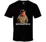 All in The Family Archie Bunker Stifle Yourself Black T Shirt XL Red