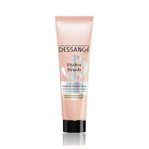 DESSANGE - Lait De Brushing Thermo-Protecteur Hydra Brush - Acide Hyaluronique & Huile De Rose -...
