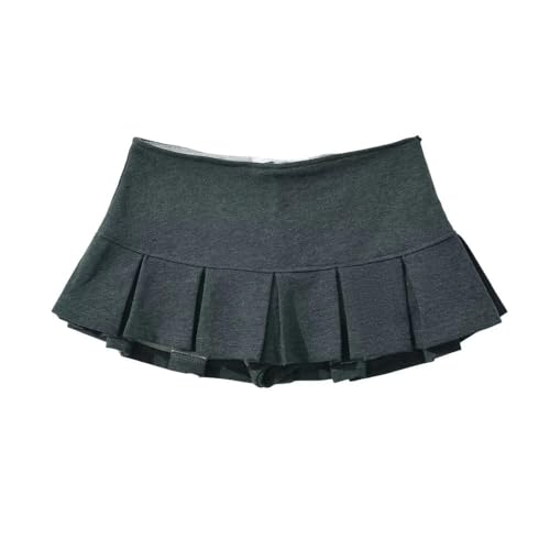 Jupe courte femme mode tissu éponge taille basse mini skort