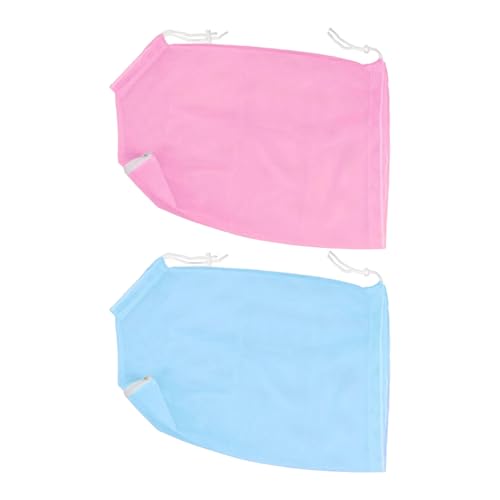 DUINIU Borsa A Rete da Bagno per Gatti da 2 Pezzi, Borsa per Toelettatura Anti-Morso E AntiGraffio, Strumenti per La Toelettatura dei Gatti, Detergente per Il Taglio delle Dita.