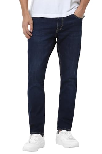 Peter England Men's Mid Rise Classic Jeans