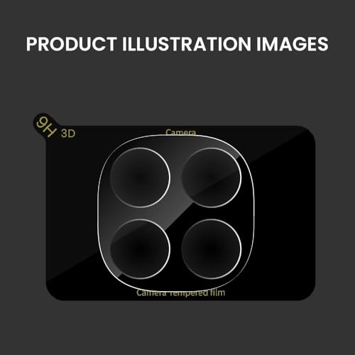 Image of FIRST MART Premium Camera Lens Protection Compatible with Redmi Note 14 Pro With Edge-To-Edge Protector Coverage | Black, Pack of 1
