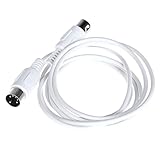 Toyvian 音楽編集用延長コード ピン接続電子キーボード用 高性能信号安定伝送 耐久素材使用 シンセサイザー 電子オルガン対応