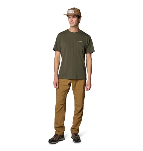Columbia Thistletown Hills Herren Kurzarm, Greenscape Heather, Größe XL – Ansicht 4