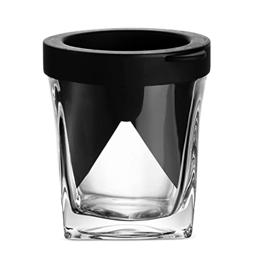 Godinger Whiskey Glass Gift Set, Whiskey Glasses And Silicone Ice Mold, Whiskey Glacier, Old Fashioned Whiskey Glass Tumbler And Ice Form Wedge, Glass Cups, Whiskey Drinking Glasses, Gifts For Men #TOP4