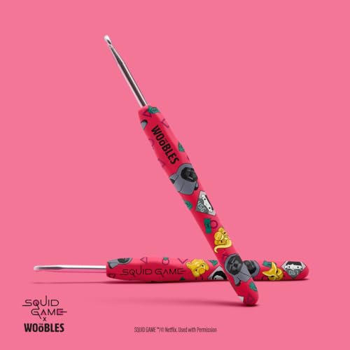 Woobles Beginners Crochet Kit - Shark Tank Featured Yarn - Squid Game (Front Man) Tutorials Included