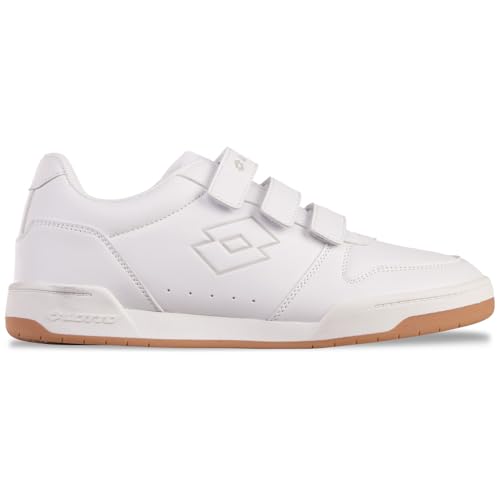 Lotto Unisex TITANIS VL Sneaker, White/LT.Grey, 42 EU Lotto Unisex TITANIS VL Sneaker, White/LT.Grey, 42 EU