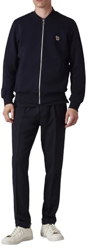 PS Paul Smith MENS REG FIT ZIP BOMBER ZEBRA Navy M
