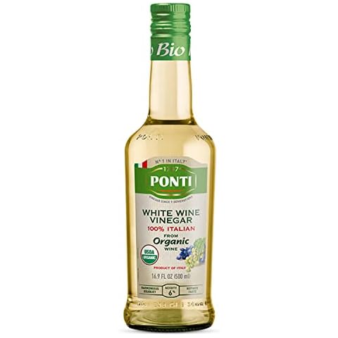 PONTI Organic Italian White Wine Vinegar Cover