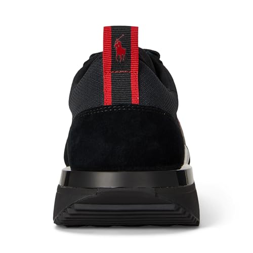 Image of POLO RALPH LAUREN Train 89 Suede & Oxford Sneakers