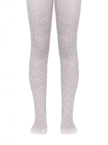 Conte Millie 20 Den - Fantasy Thin Tights For Girls With Polka Dots - 4yr. 6yr. 8yr. (14С-6СП) White 6