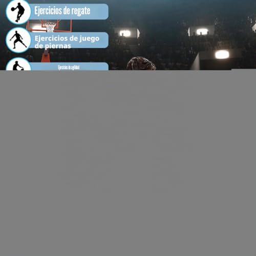 Alfombrilla de baloncesto silenciosa para entrenar agilidad en el salón sin ruidos 3