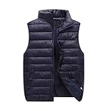 Diseño chaleco acolchado hombre de capucha fija a prueba de viento: El tejido a prueba de viento de la cara exterior te protege del viento y el frío, no se preocupará por perder la capucha en algún lugar de la casa. Capucha de tela de superficie brillante para estar más a la moda y mantener la cabeza caliente cuando hace frío y protegida de la lluvia.