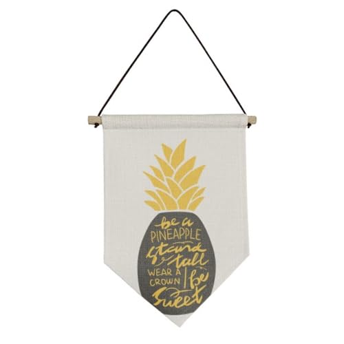 Drapeau en toile de qualité supérieure Be a Sweet PineFruit pour intérieur