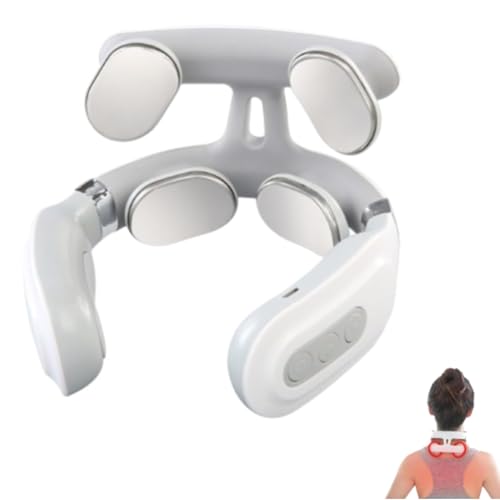 Verticlear Neck Device Original - New & Improved 2026 Version Muscle Recovery Portable Quiet (White*1)