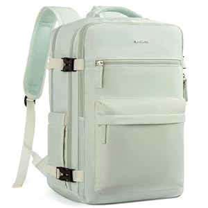 BOSTANTEN Travel Backpack for Women- Flight Approved Carry On Backpack, 15.6″ Laptop Backpack Large Lightweight Weekender Bag