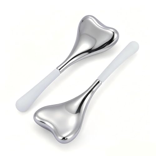 Bâtons cryogéniques Gua Sha décongestionnants en acier anti-casse pour un effet lifting visage